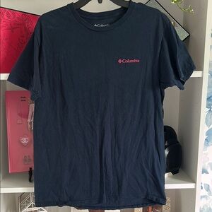 Columbia Blue Short Sleeve Crew Neck Tee